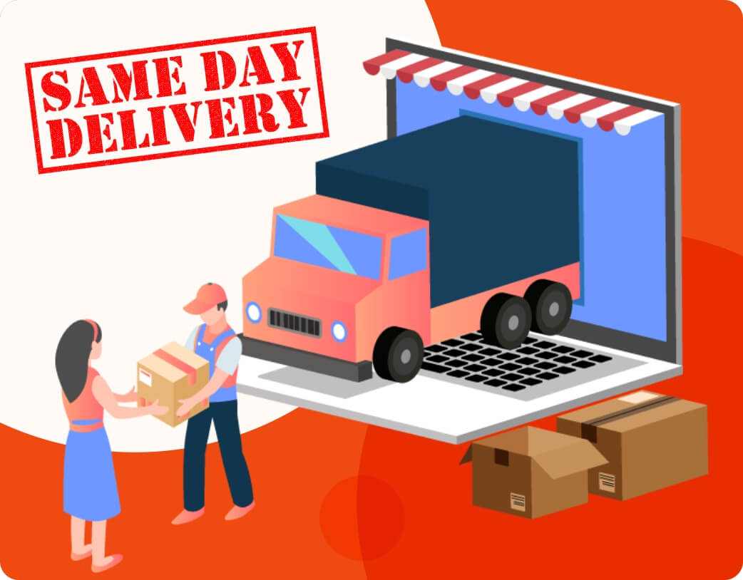 How same day delivery works main banner